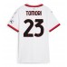 Maillot de foot AC Milan Fikayo Tomori #23 Extérieur vêtements Femmes 2024-25 Manches Courtes